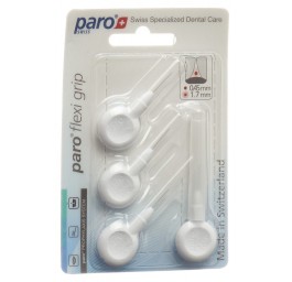 PARO Flexi Grip 1.7mm xxxx-fin blanc cylindr 4 pce