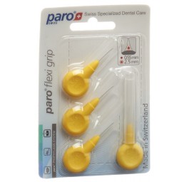 PARO Flexi Grip 2.5mm xx-fin jaune cylindr 4 pce