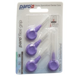 PARO Flexi Grip 8mm coarse violet cylindr 4 pce