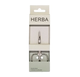HERBA ciseaux peau 9cm recourbés 5402