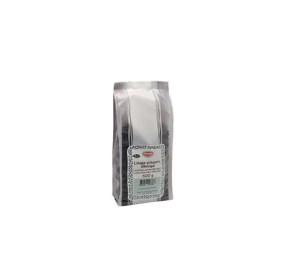 MORGA lentilles noires beluga bio sach 500 g MORGA lentilles noires beluga bio sach 500 g