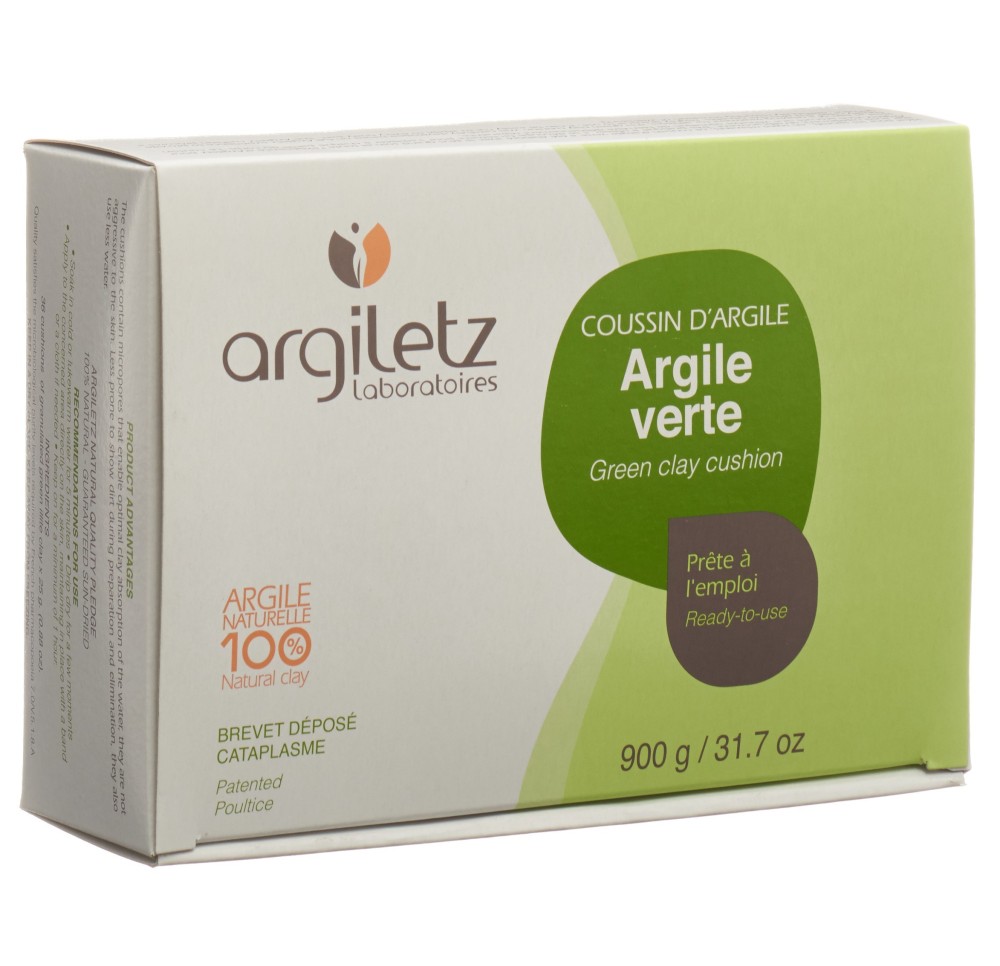 ARGILETZ argile verte A cataplasme 36 x 25 g ARGILETZ argile verte A cataplasme 36 x 25 g
