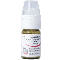 OMIDA lycopodium glob 30 C a doseur 4 g