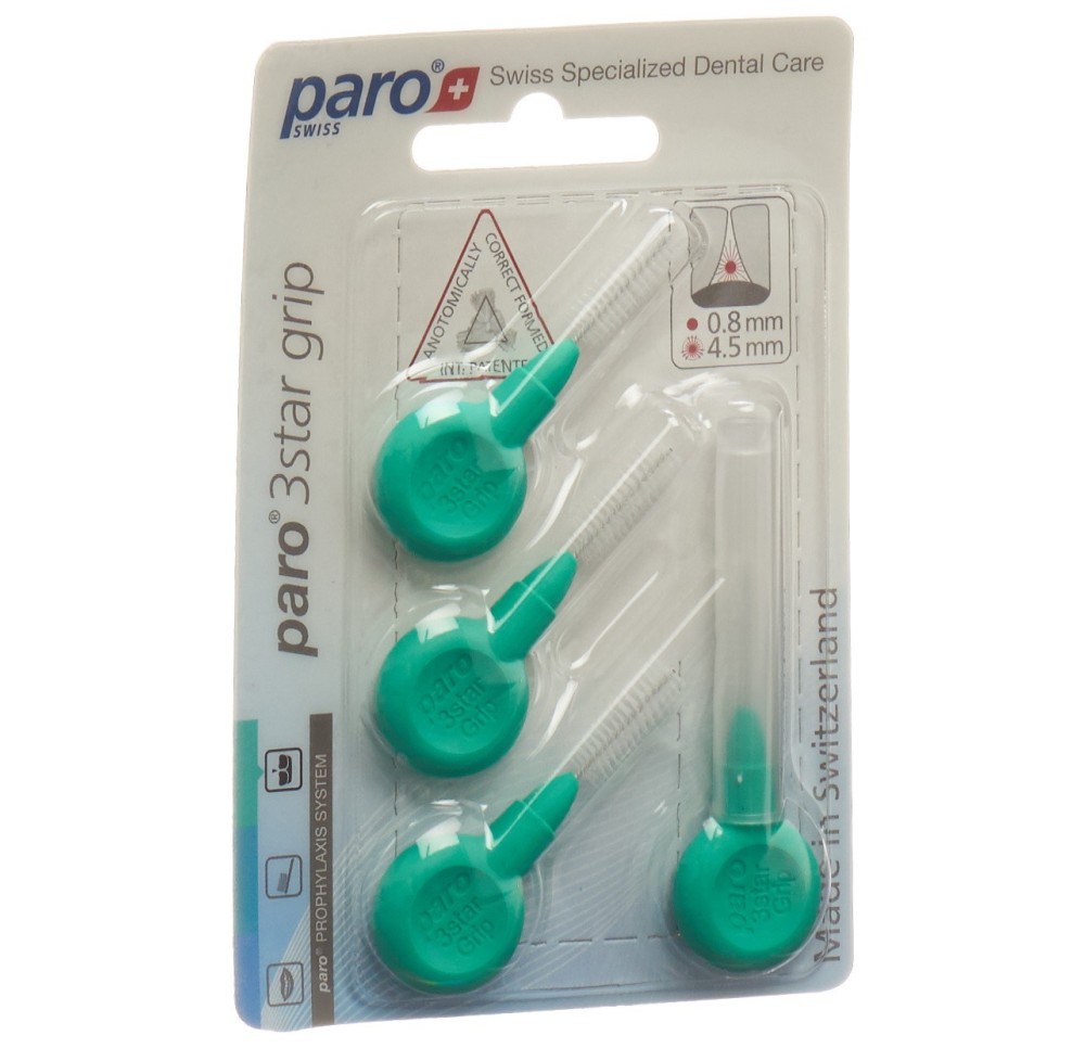 PARO 3star-grip 4.5mm medium vert cylin 4 pce