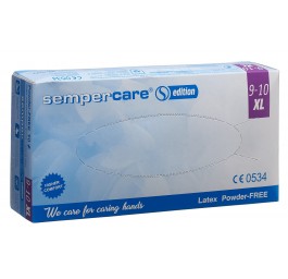 SEMPERCARE Edition gants Latex XL n poudré 90 pce