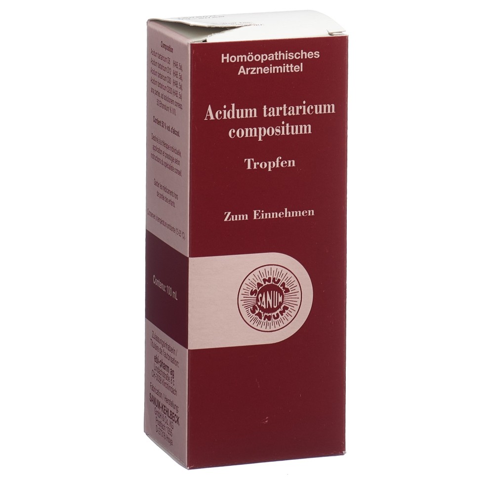 SANUM Acidum tartaricum comp gouttes 100 ml