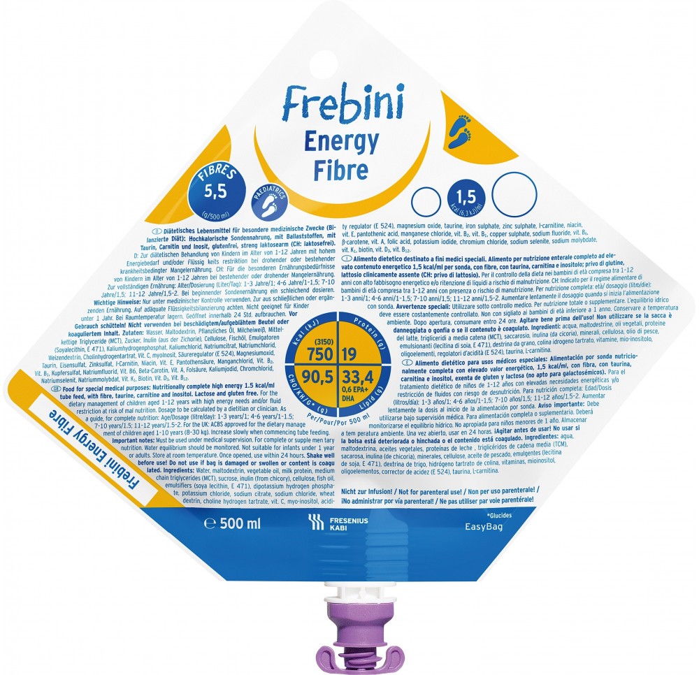 FREBINI Energy Fibre enfants 15 EasyBag 500 ml