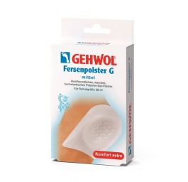 GEHWOL Fersenpolster G m Gelwellen mittel 1 paire