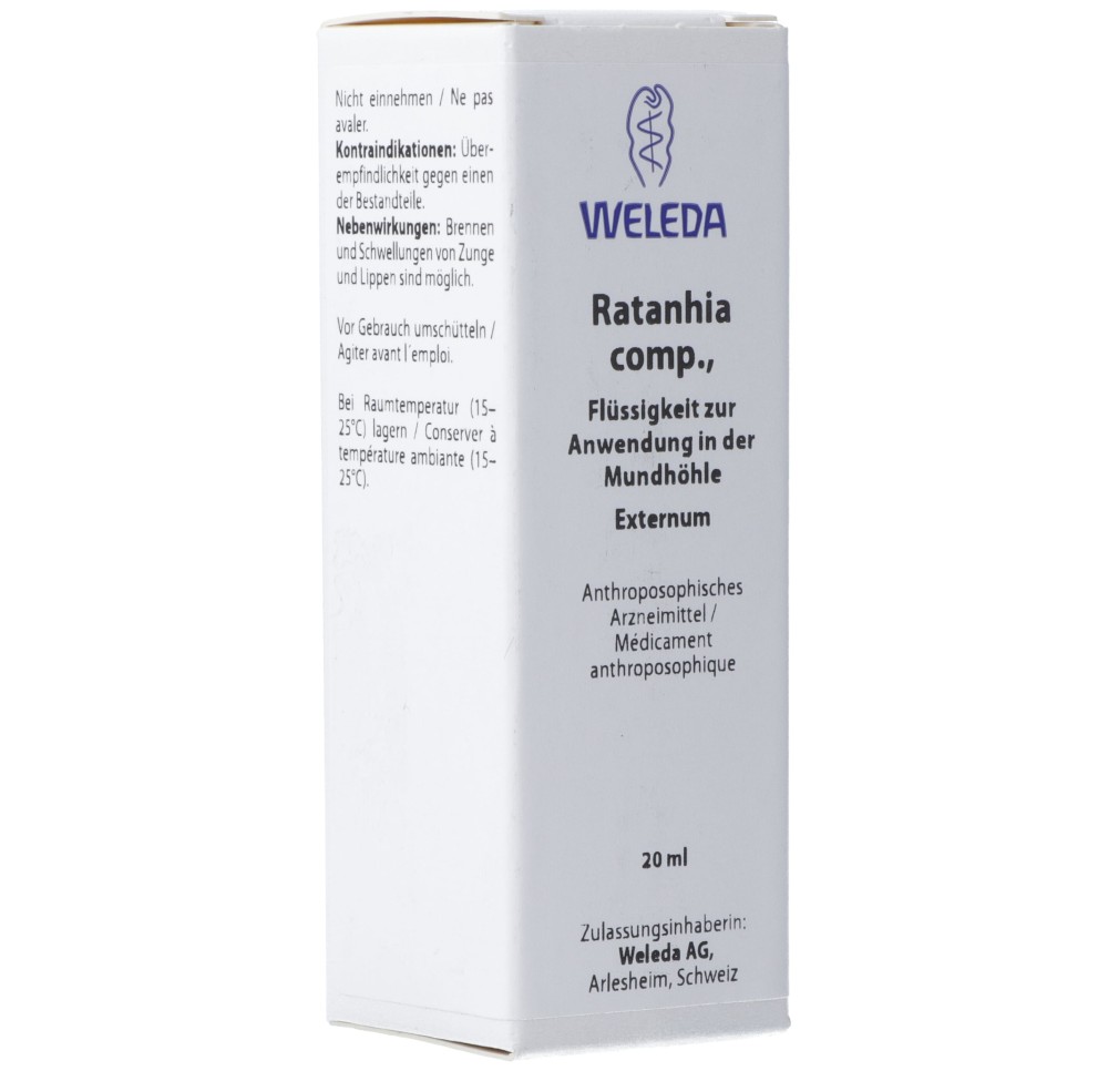 WELEDA ratanhia comp application cavité bucc 20 ml