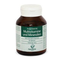 FOOD STATE multivitamines et minéraux cpr 60 pce