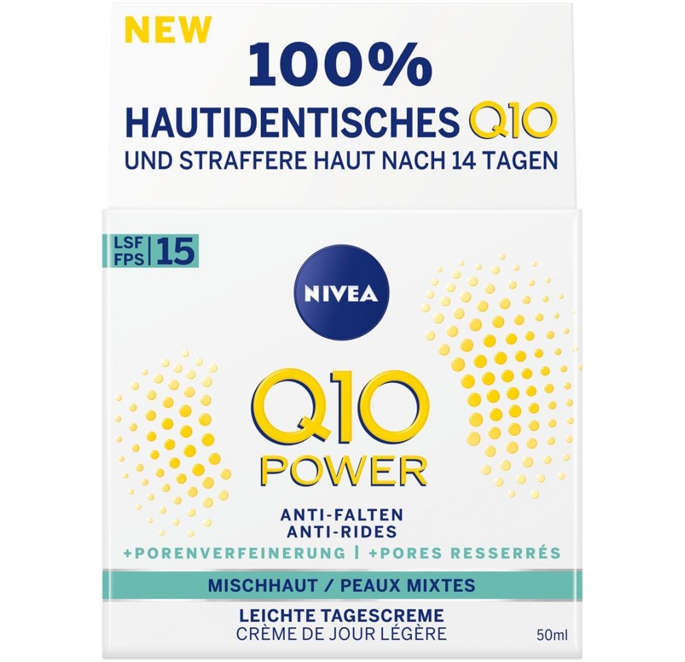 NIVEA Q10 Power crème jour anti-rid li FPS15 50 ml