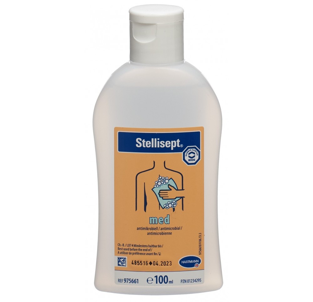 STELLISEPT MED lotion lavage antimicrobien 100 ml