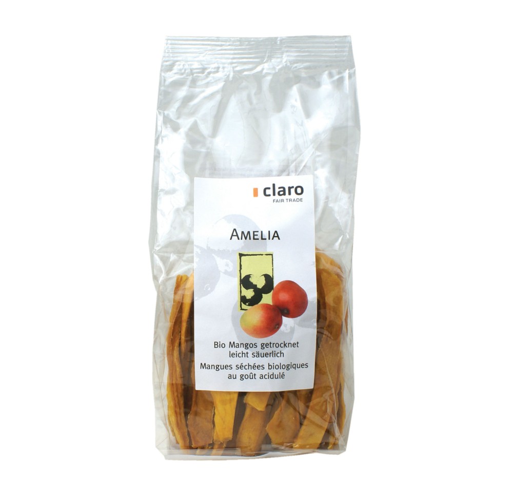 CLARO Amelia mangues acidulées bio 150 g CLARO Amelia mangues acidulées bio 150 g