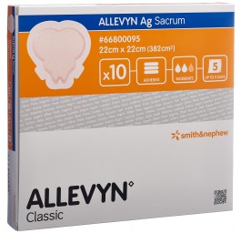 ALLEVYN AG SACRUM compr vulné 22x22cm 10 pce