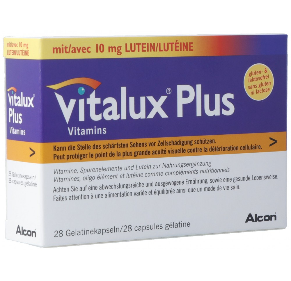 VITALUX Plus caps omega+lutéine 28 pce