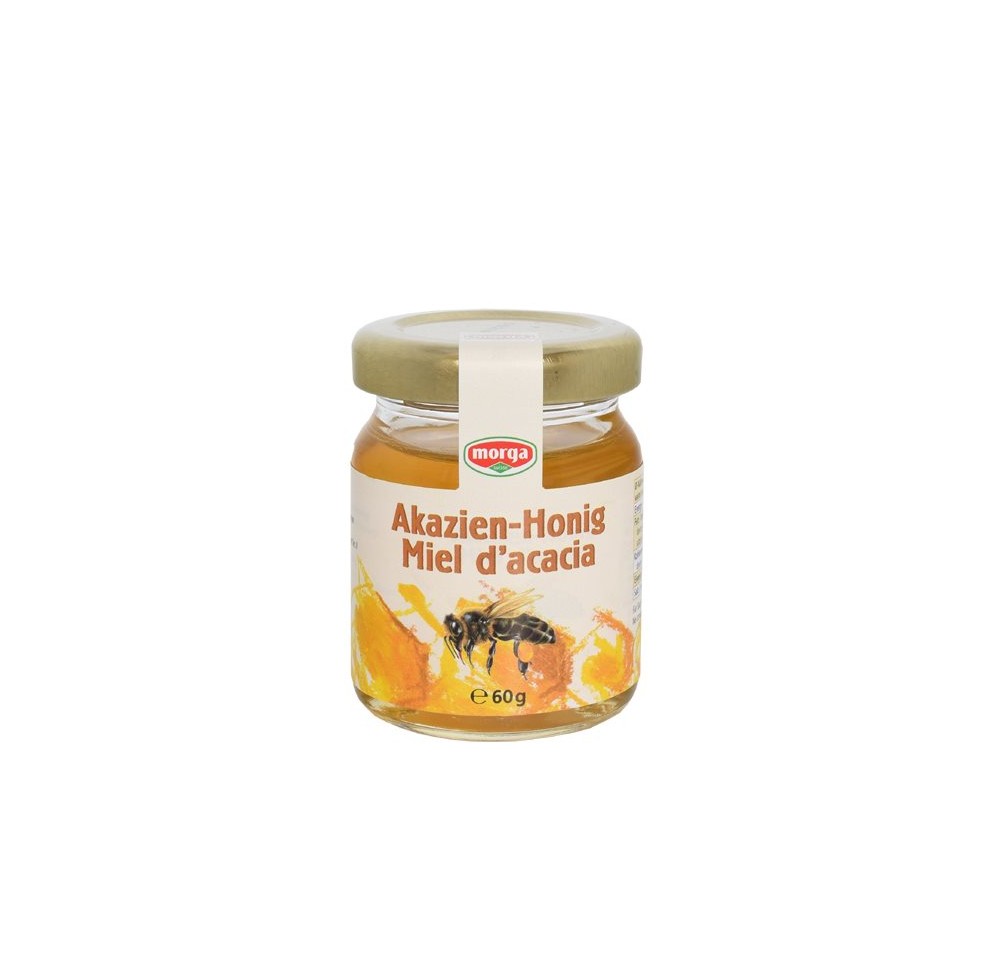 MORGA MIDGET miel d'acacia verre 60 g MORGA MIDGET miel d'acacia verre 60 g