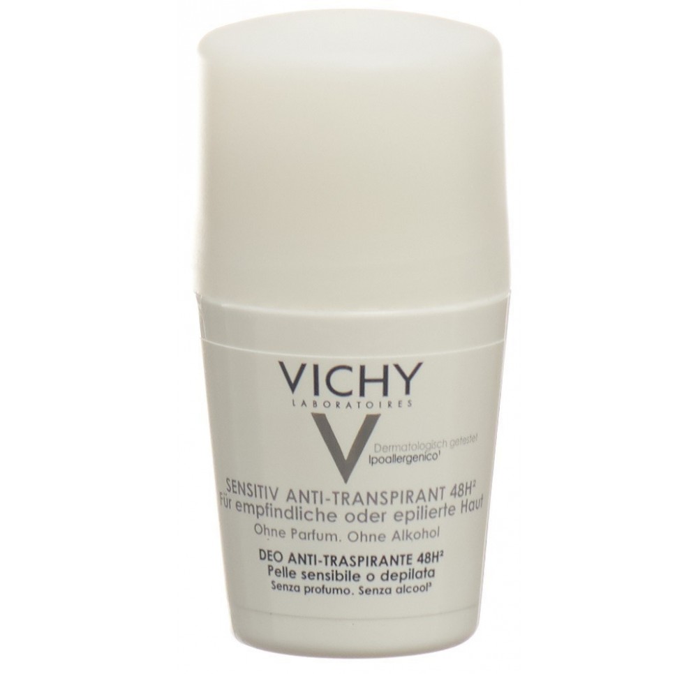 VICHY déo peaux sensib anti-transpi roll-on 50 ml