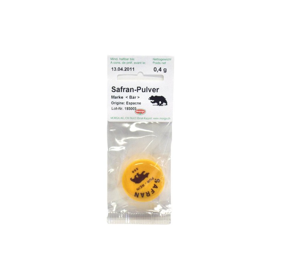 MORGA épice safran poudre boîte 0.4 g MORGA épice safran poudre boîte 0.4 g