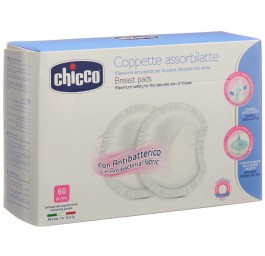 CHICCO compr allaitem allaitem sûr antibact 60 pce