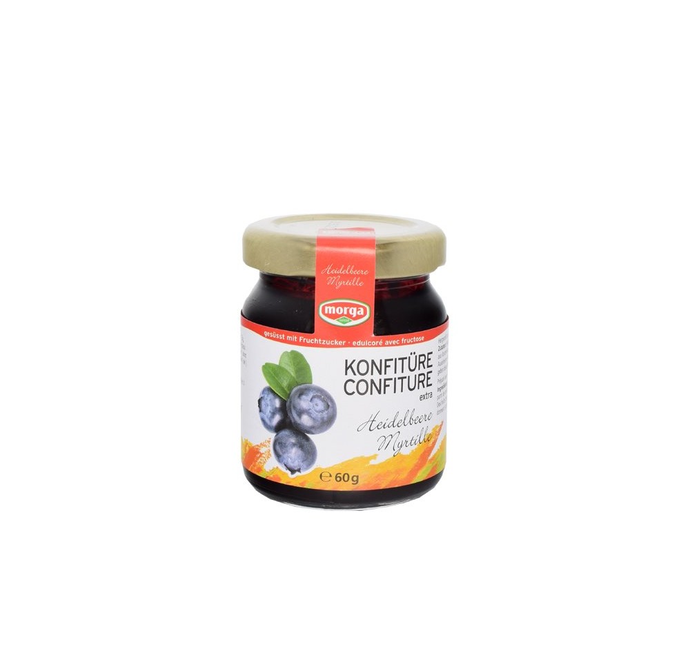 MORGA MIDGET confiture myrtilles fructose 60 g MORGA MIDGET confiture myrtilles fructose 60 g