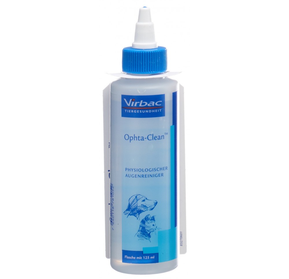 OPHTA CLEAN sol physiolog p chiens/chats fl 125 ml