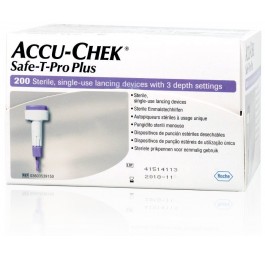 ACCU-CHEK SAFE-T PRO PLUS usage unique 200 pce