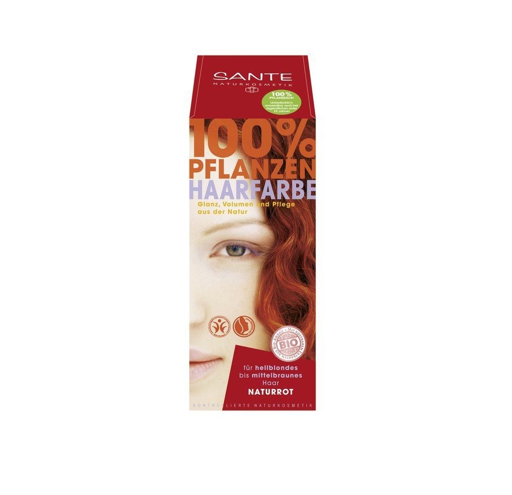 SANTE teinture cheveux végétale rouge natura 100 g