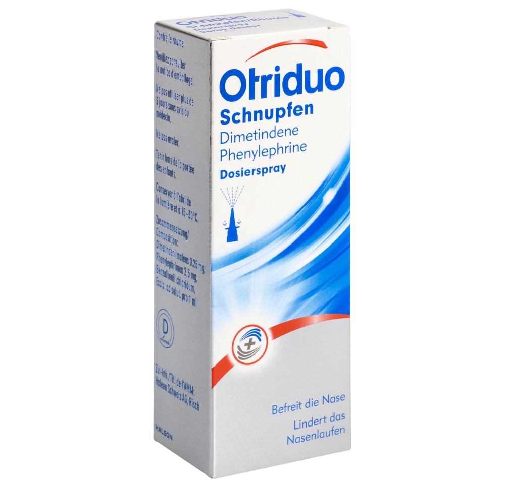OTRIDUO Rhume spray nasal fl 15 ml OTRIDUO Rhume spray nasal fl 15 ml