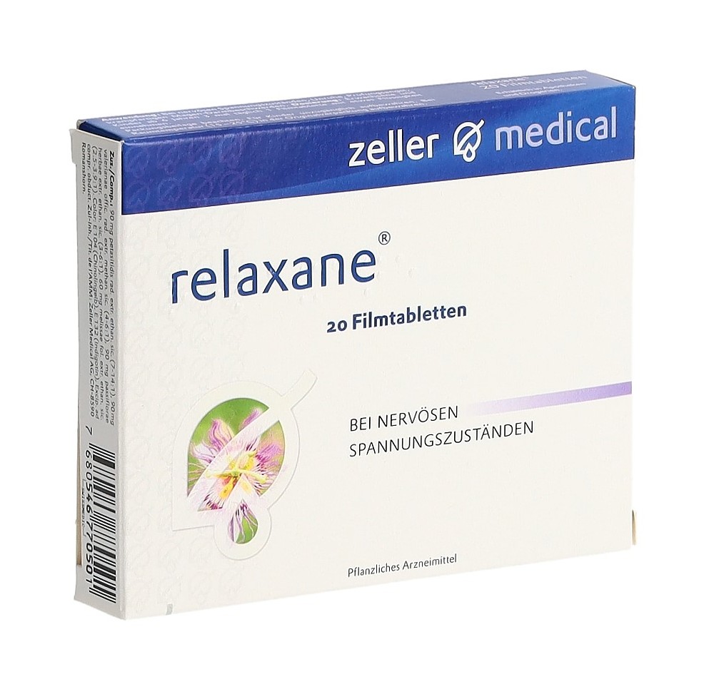 RELAXANE cpr pell 20 pce RELAXANE cpr pell 20 pce