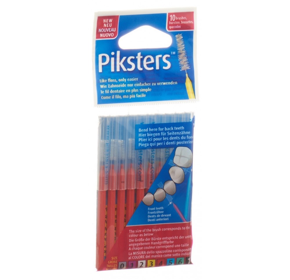 PIKSTERS brosse interdentaire 4 10 pce