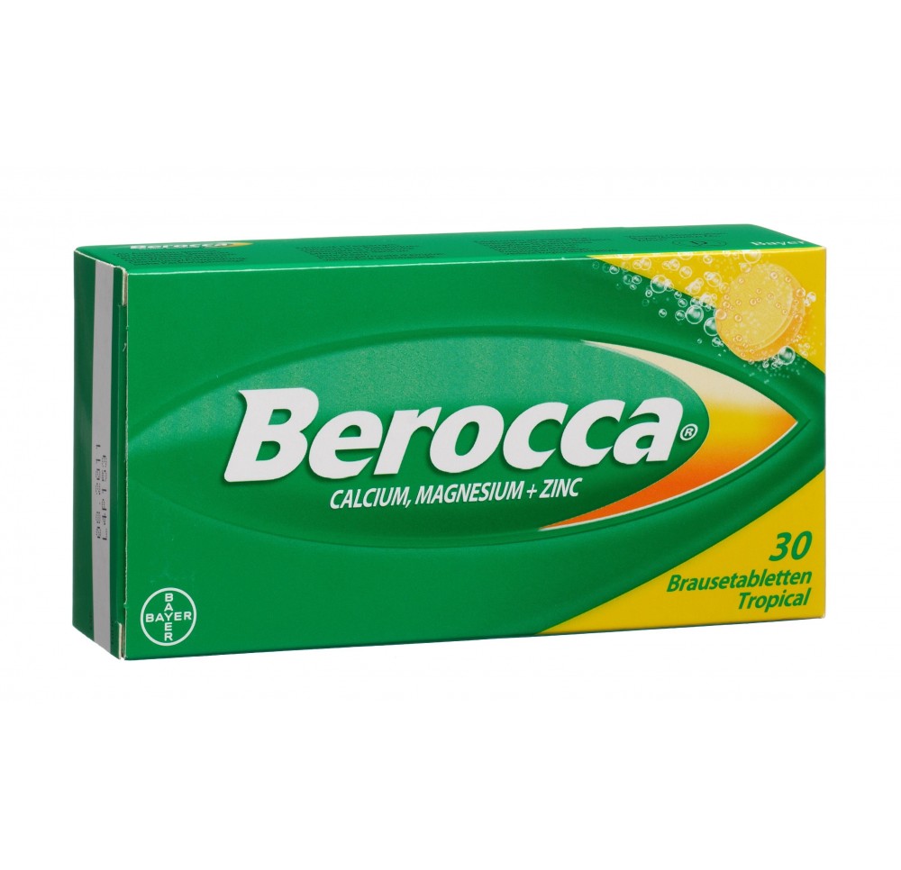 BEROCCA Calc Magn Zinc cpr eff tropical 30 pce