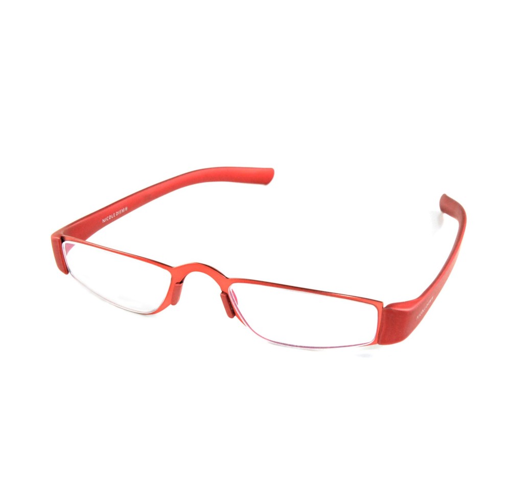 NICOLE DIEM lunettes lecture 1.00dpt Golf rouge