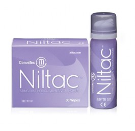 NILTAC dissolvant adhésif silicone lingett 30 pce