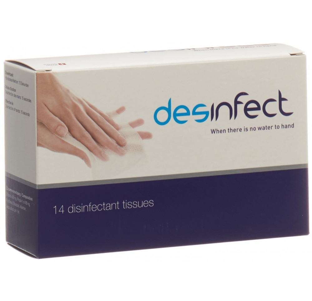 DESINFECT tissues 14 pce