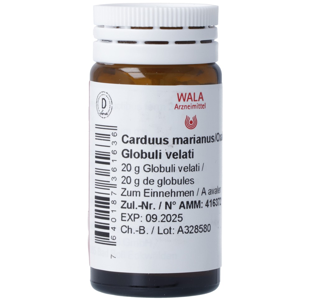 WALA carduus marianus/oxalis glob fl 20 g WALA carduus marianus/oxalis glob fl 20 g