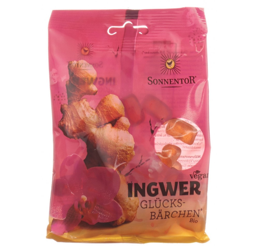 SONNENTOR ours en gomme gingembre BIO 100 g