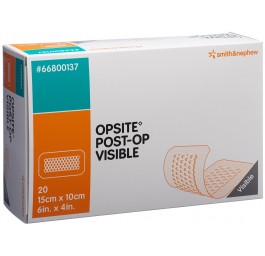 OPSITE POST OP VISIBLE pans transp 15x10cm 20 pce