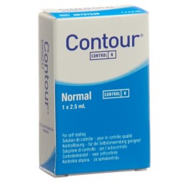 CONTOUR solution de contrôle normal 2.5 ml