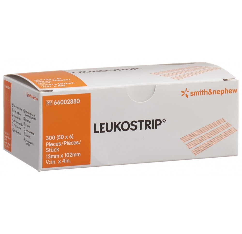 LEUKOSTRIPS 13mmx102mm 6 bandes 50 pce