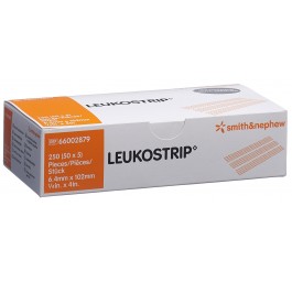 LEUKOSTRIPS 6.4mmx102mm 5 bandes 50 pce