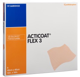 ACTICOAT FLEX 3 pansement vulné 40x40cm 6 pce