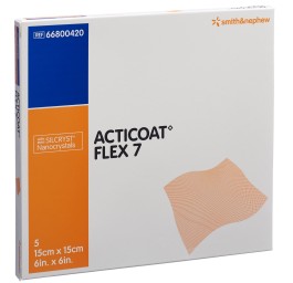 ACTICOAT FLEX 7 pansement vulné 15x15cm 5 pce