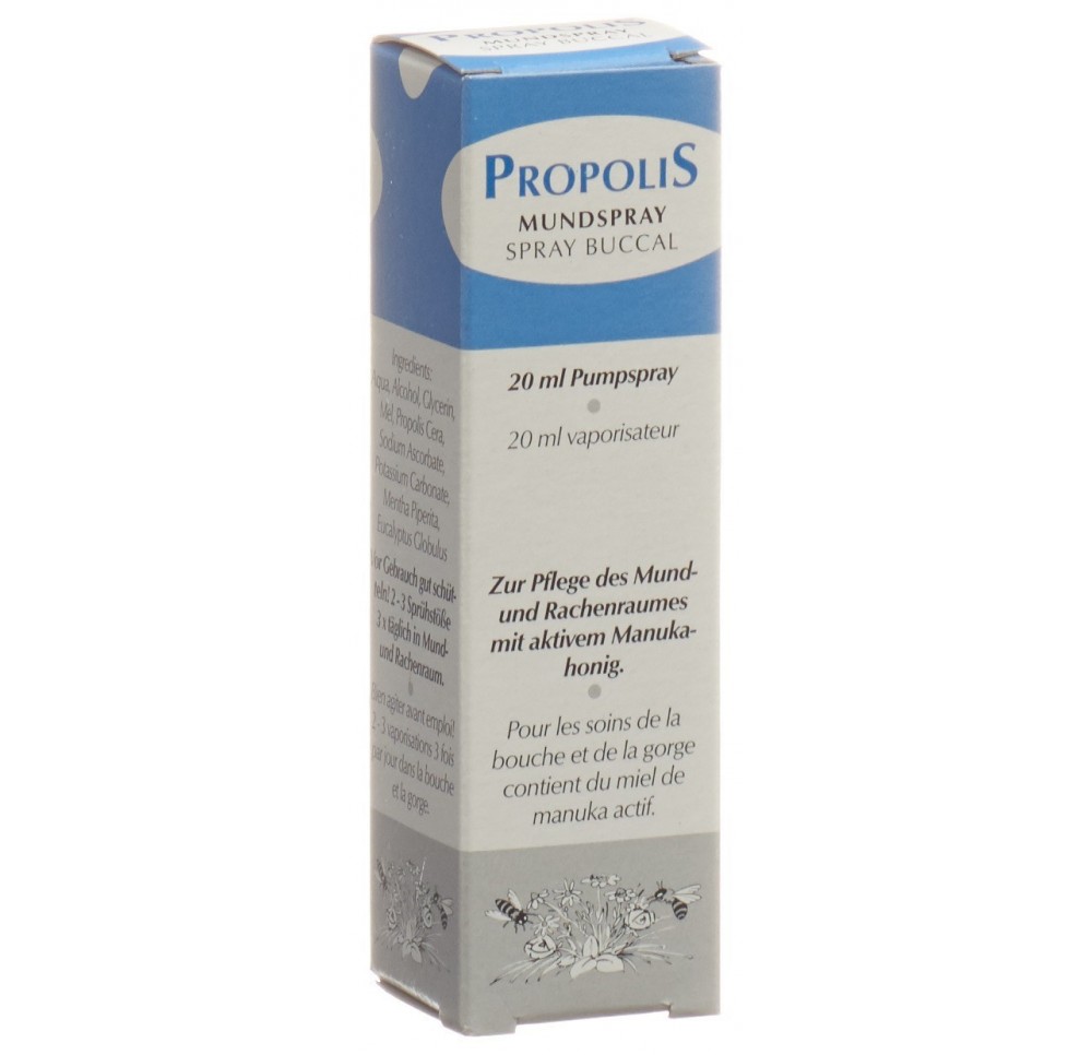 PROPOLIS aérosol buccal avec miel de manuka 20 ml