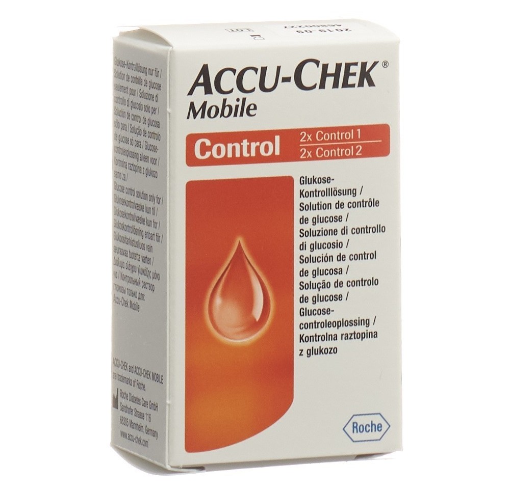 ACCU-CHEK MOBILE solution de contrôle 2x2