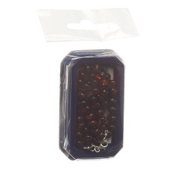 AMBERSTYLE ambre 36cm cognac foncé ferm crochet