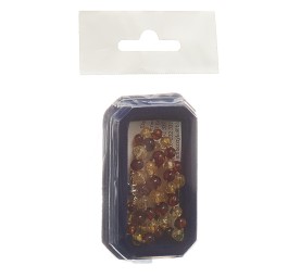 AMBERSTYLE ambre 32cm cognac jaune ferm magn