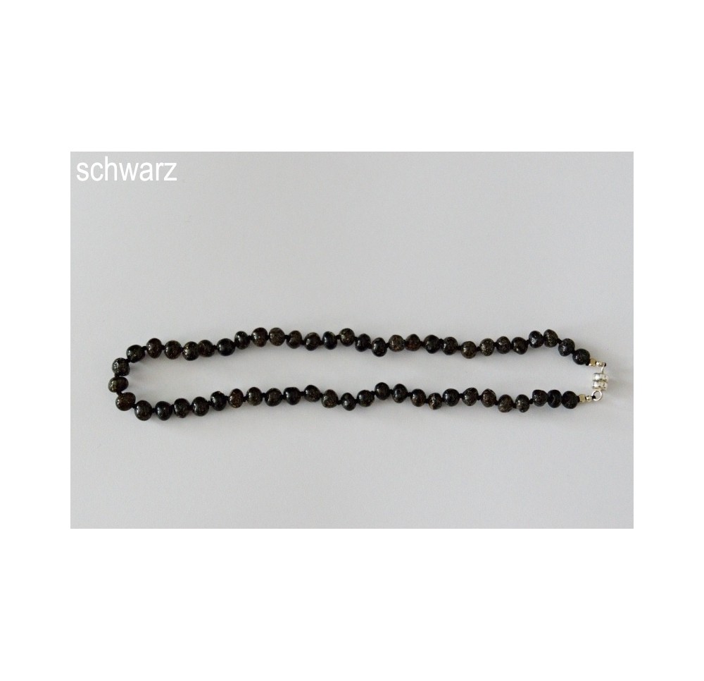AMBERSTYLE ambre 32cm noir ferm magn