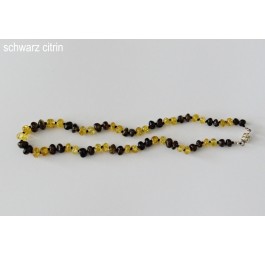 AMBERSTYLE ambre 32cm noir jaune ferm magn