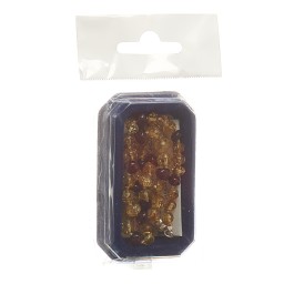 AMBERSTYLE ambre 32cm jaune cognac ferm magn