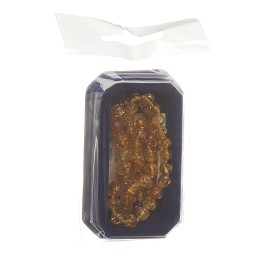 AMBERSTYLE ambre 36cm jaune cognac ferm magn
